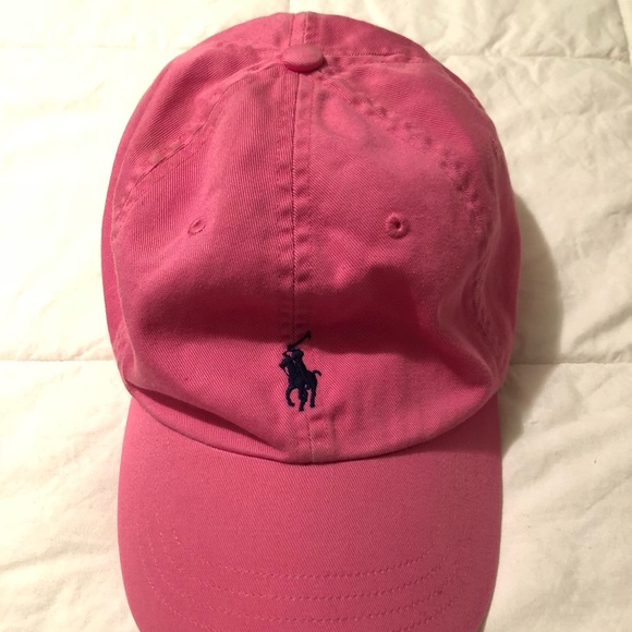 pink polo hat